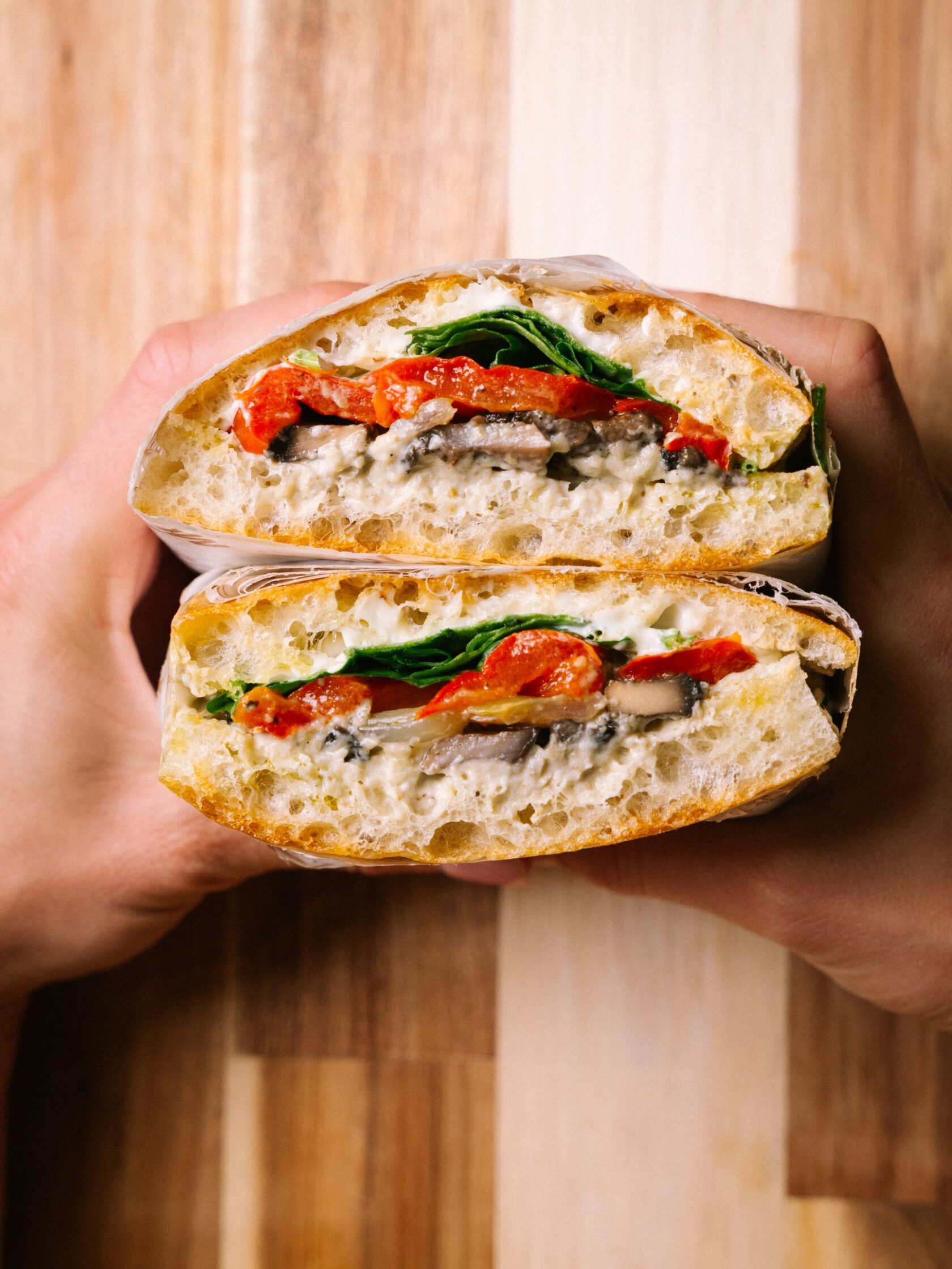 Monte sandwich cross-section