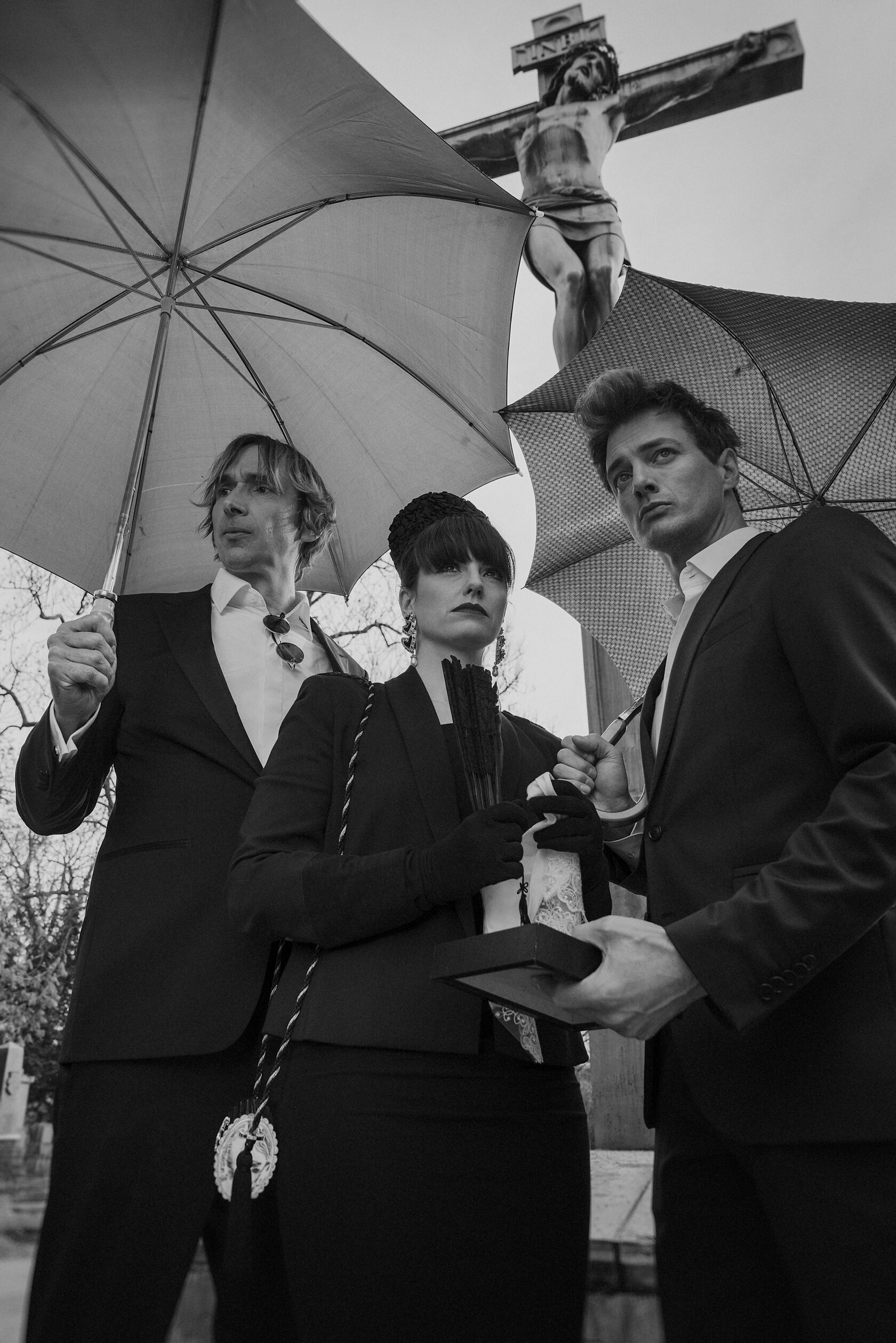 Scene from The Funeral by Evgenia Huber