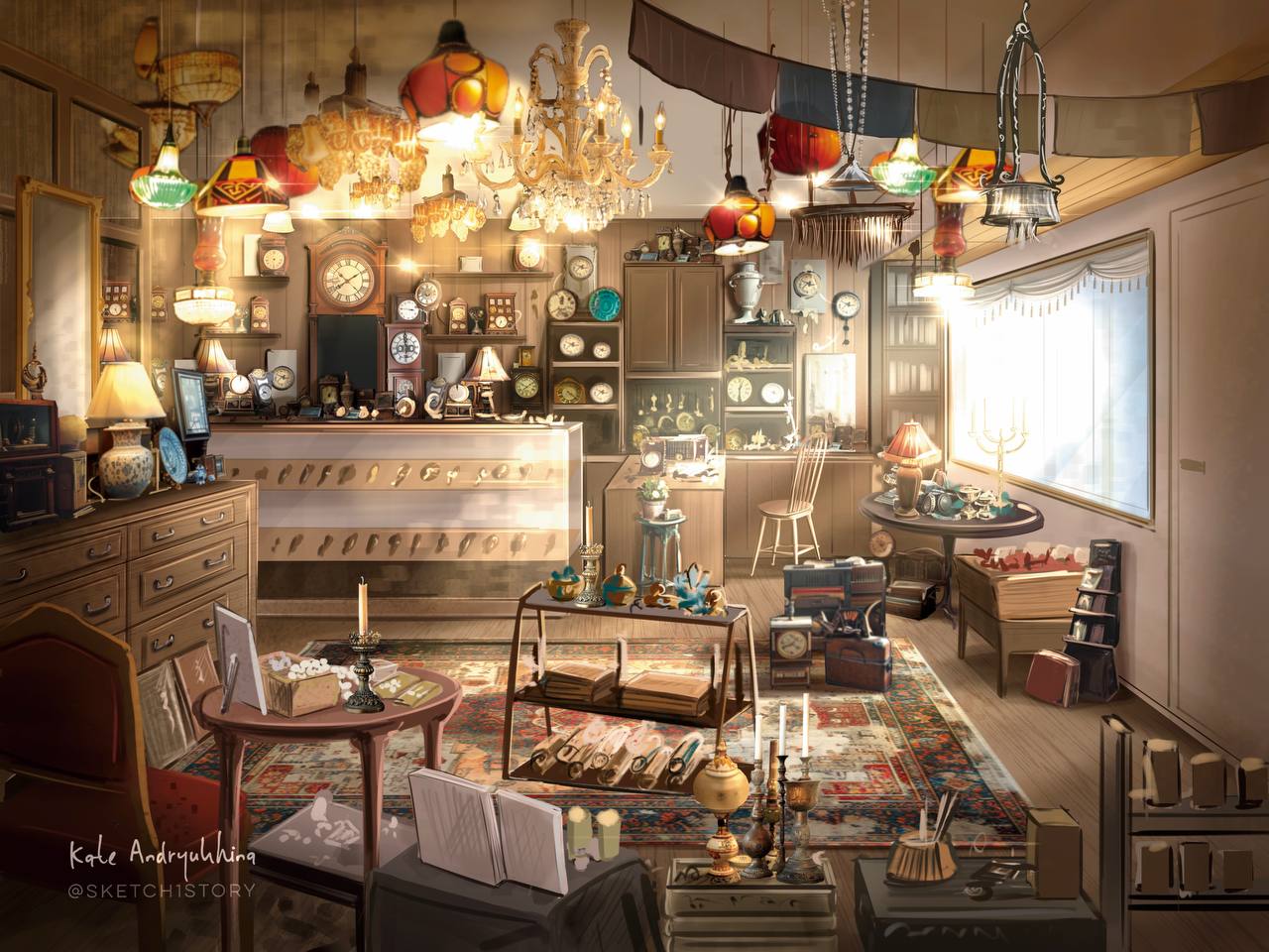 sketches for movie sets