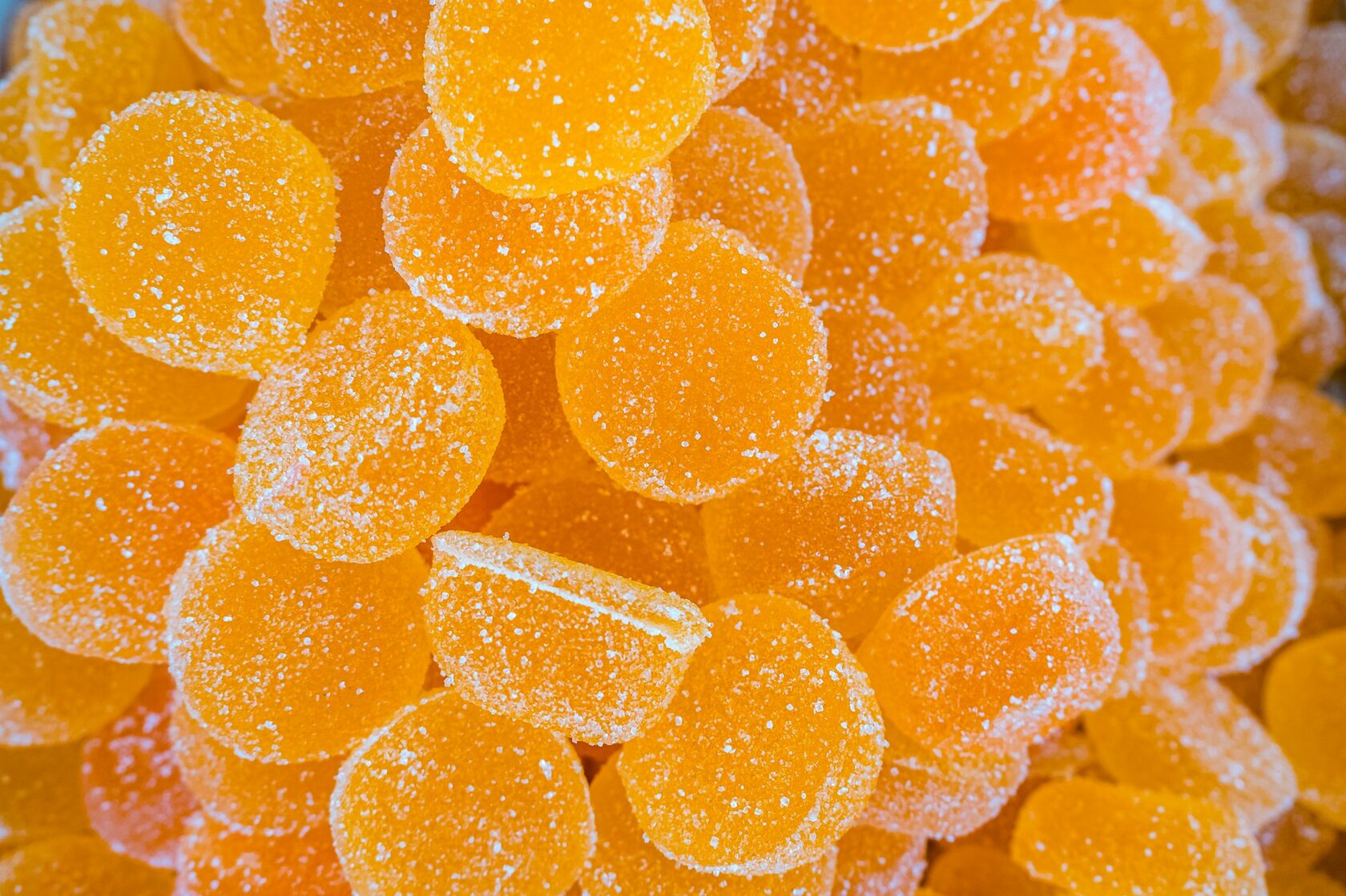 Orange Coin Volcano candy