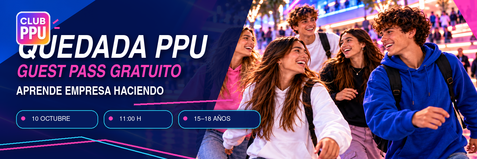 Quedada PPU · Guest Pass · 10 de octubre · Jóvenes de 15 a 18 años