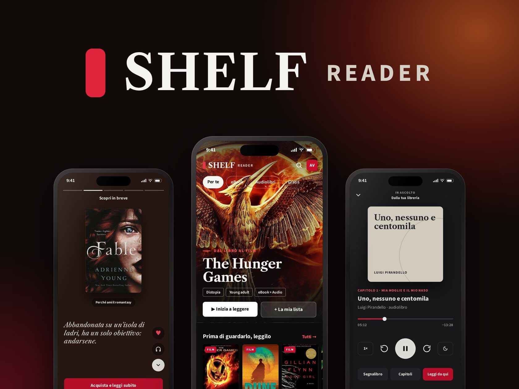 SHELF Reader: eBook and audiobook app