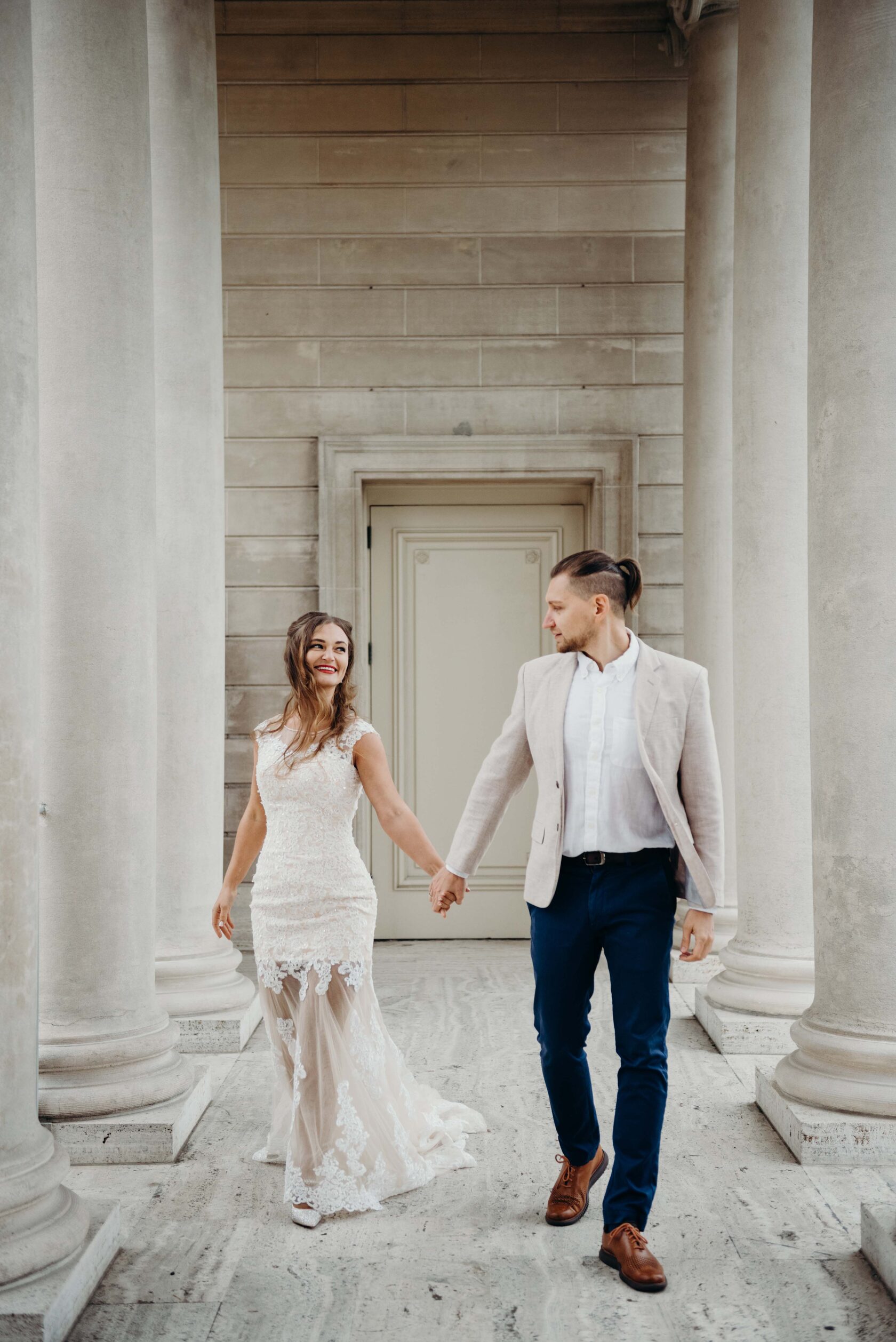 Wedding couple portrait