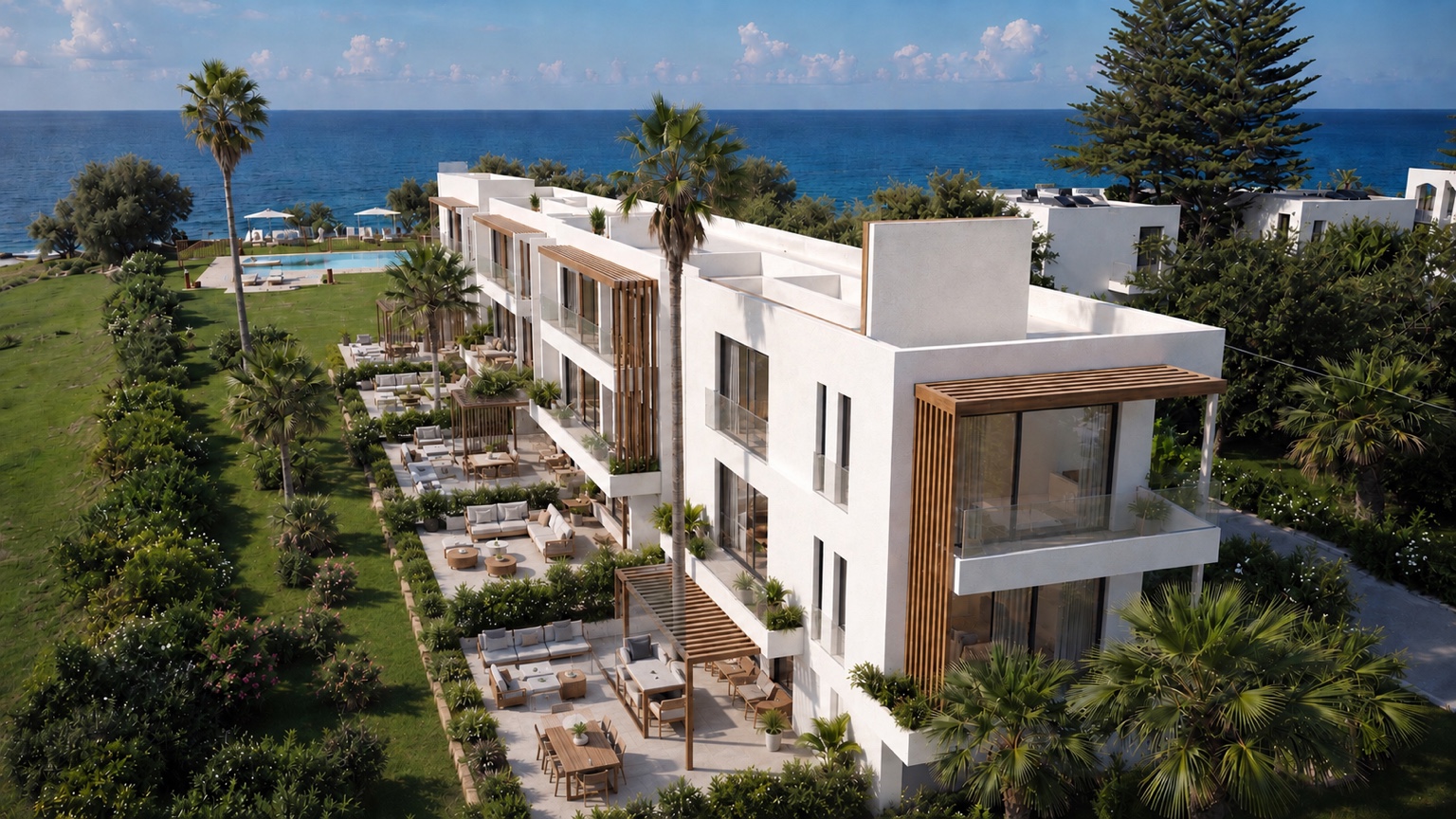 KOLYMBARI property architectural visualisation in Crete