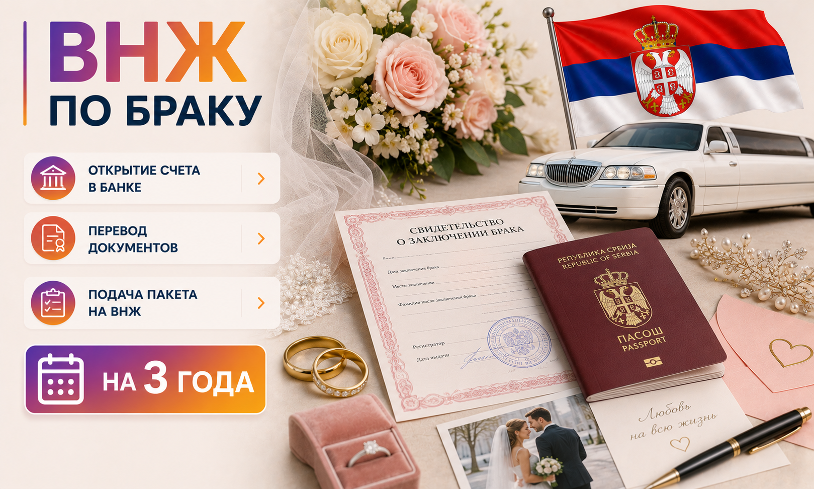 ВНЖ по браку