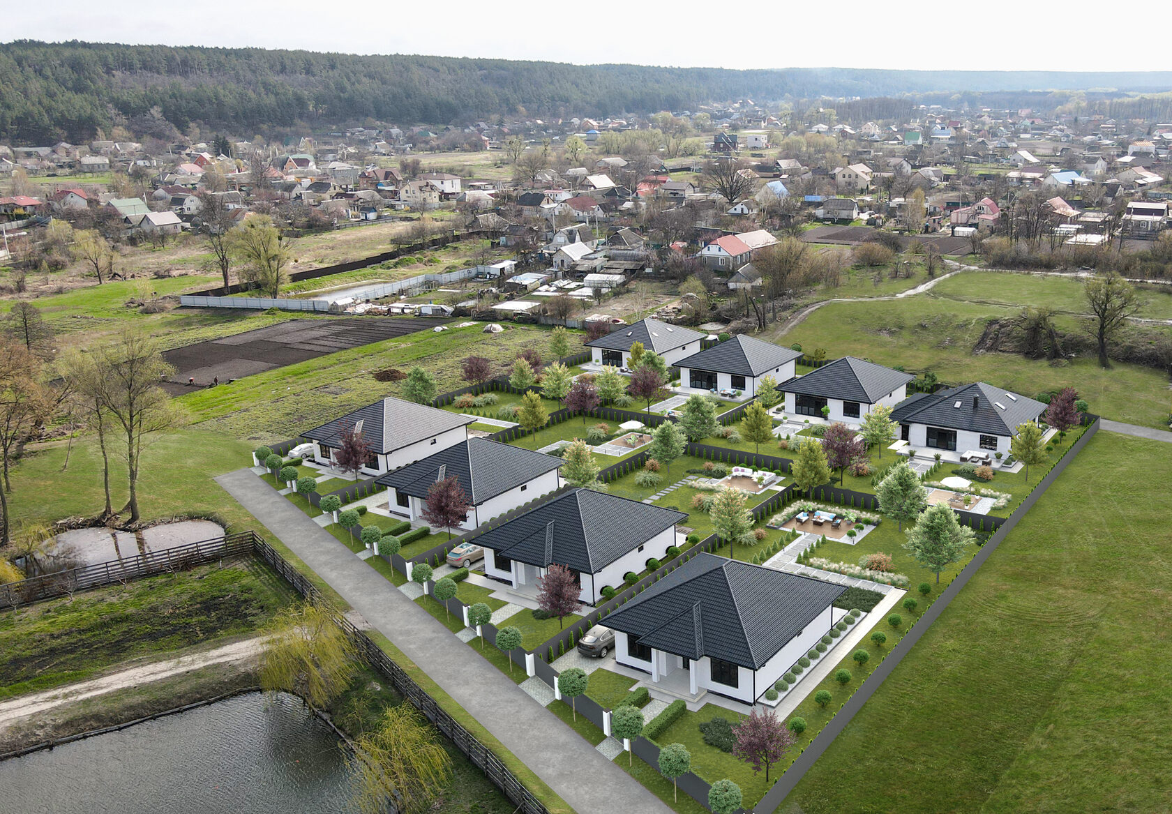 Vyshenky residential complex, Ukraine