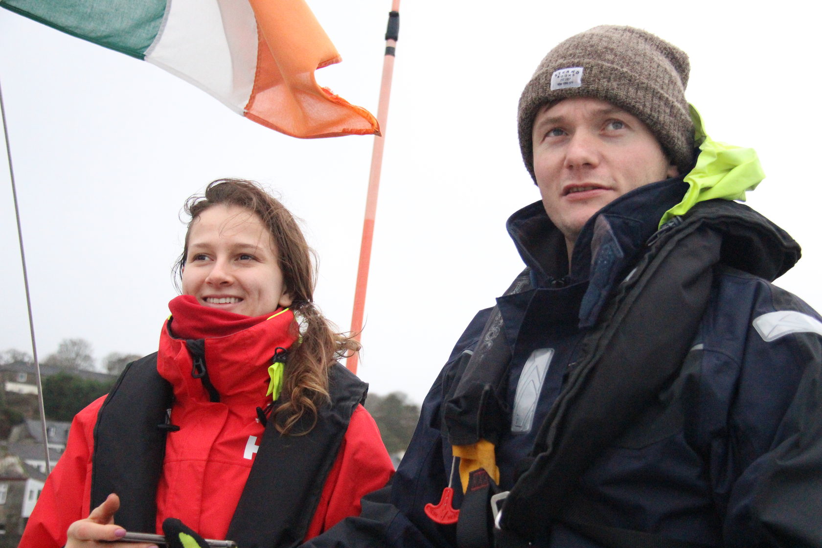 Smile on the sailing Boat