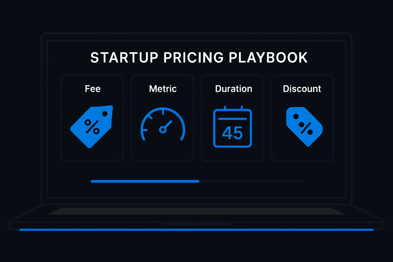pilot pricing for seed-stage SaaS models table with fee, duration, and conversion notes