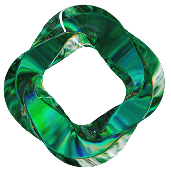 зелёный 3д объект