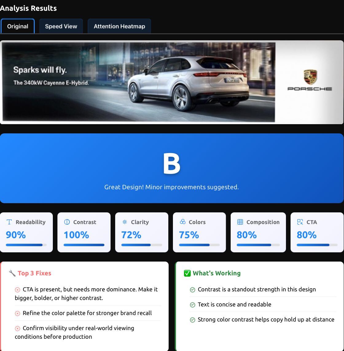 Grade and scores screenshot