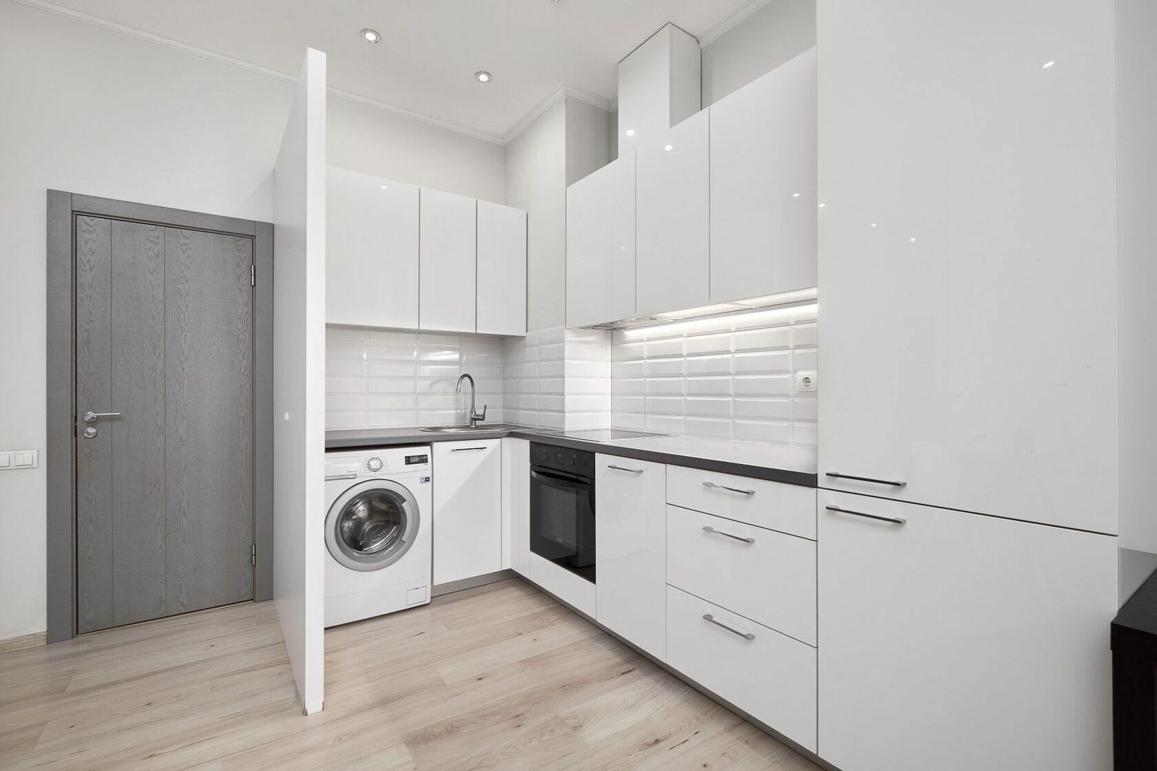 Interior of the 1-bedroom apartment at Lāčplēša iela 53, Riga City Centre — bright, modern interior