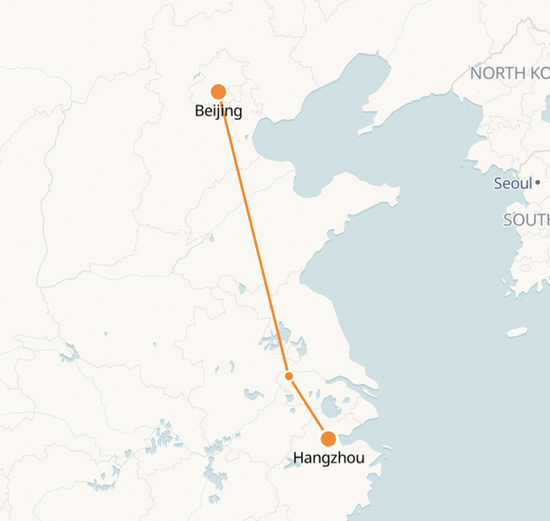 Hangzhou to Beijing Train Schedule, Map & Train Tickets