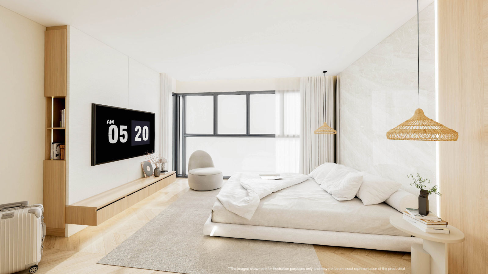 Bedroom, Building J 3-bedroom residence, Maviston Mai Khao