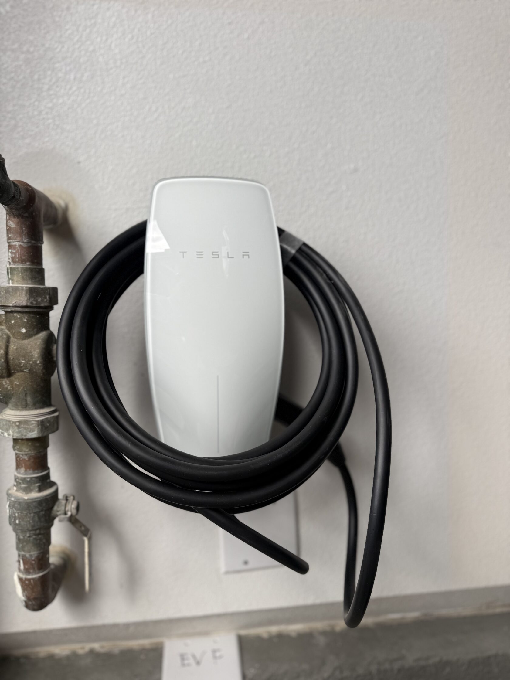 Tesla Level 2 EV charger installed by Summit Electrical Services