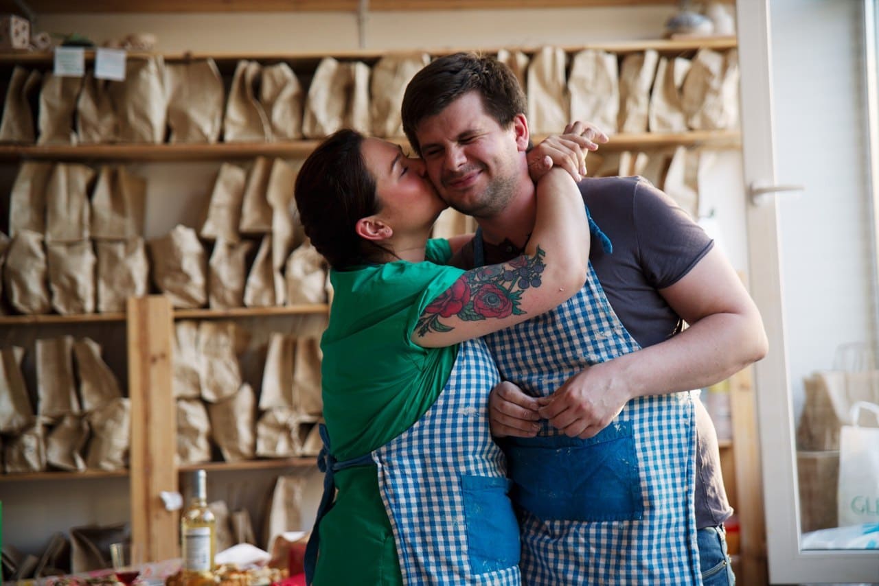 pottery gender reveal party 