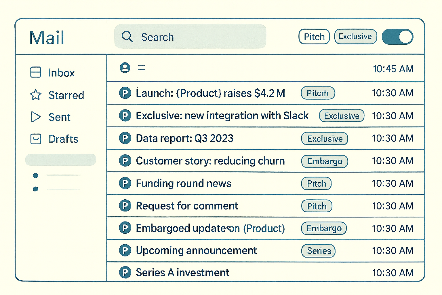PR for startups founder-led pitch flow