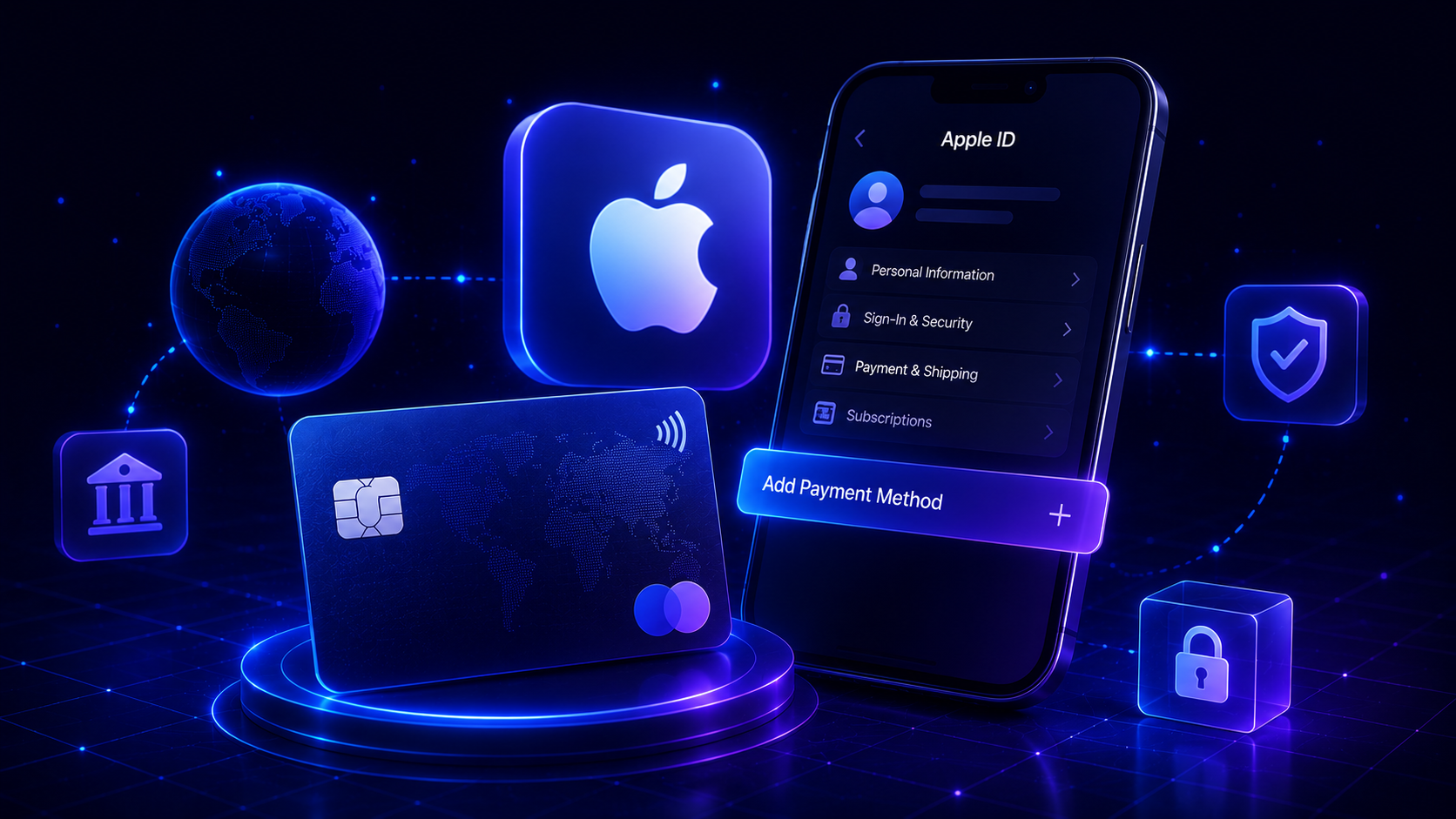 Как привязать иностранную карту к Apple ID