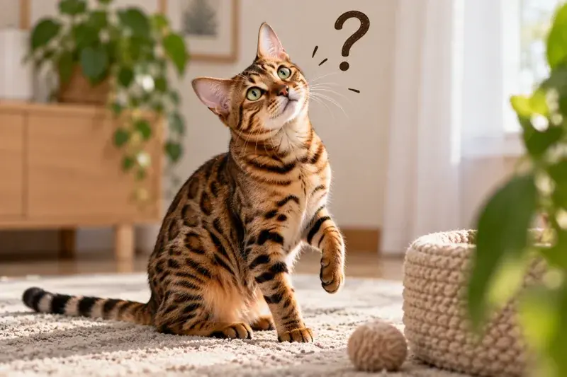Любопытная кошка