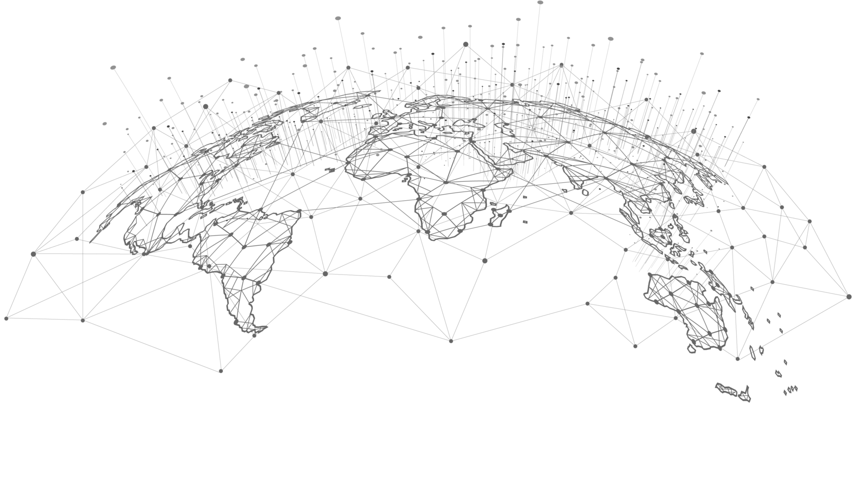 земной шар разложеный на карте в ченрно-белом цвете