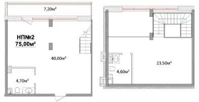 2-комнатная квартира в ЖК Оскар — вариант 3