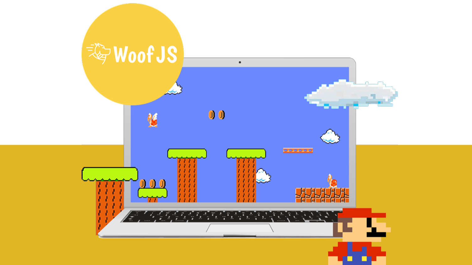 WoofJS — JavaScript-spiludvikling med visuelle blokke