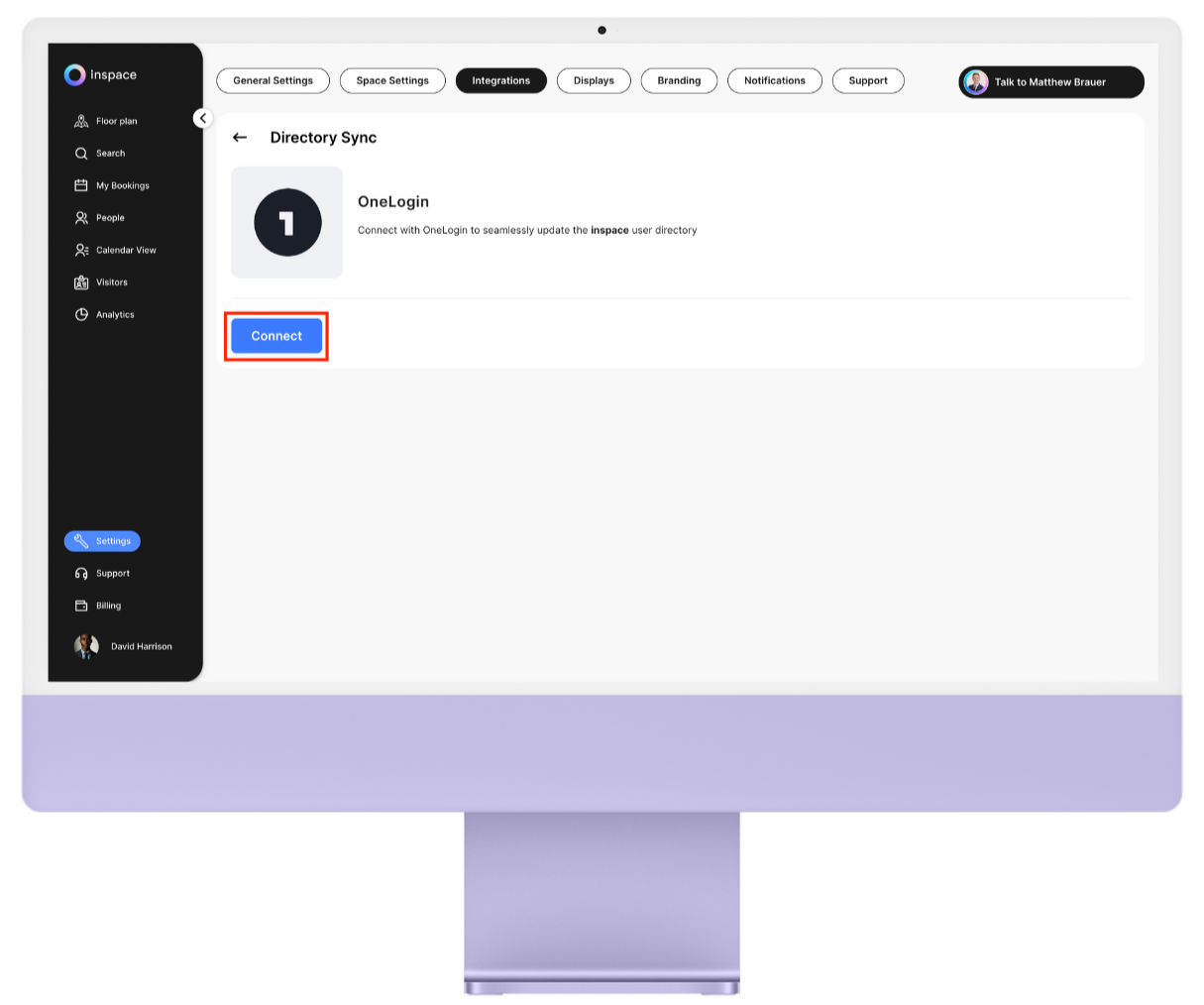 OneLogin | inspace Help Center