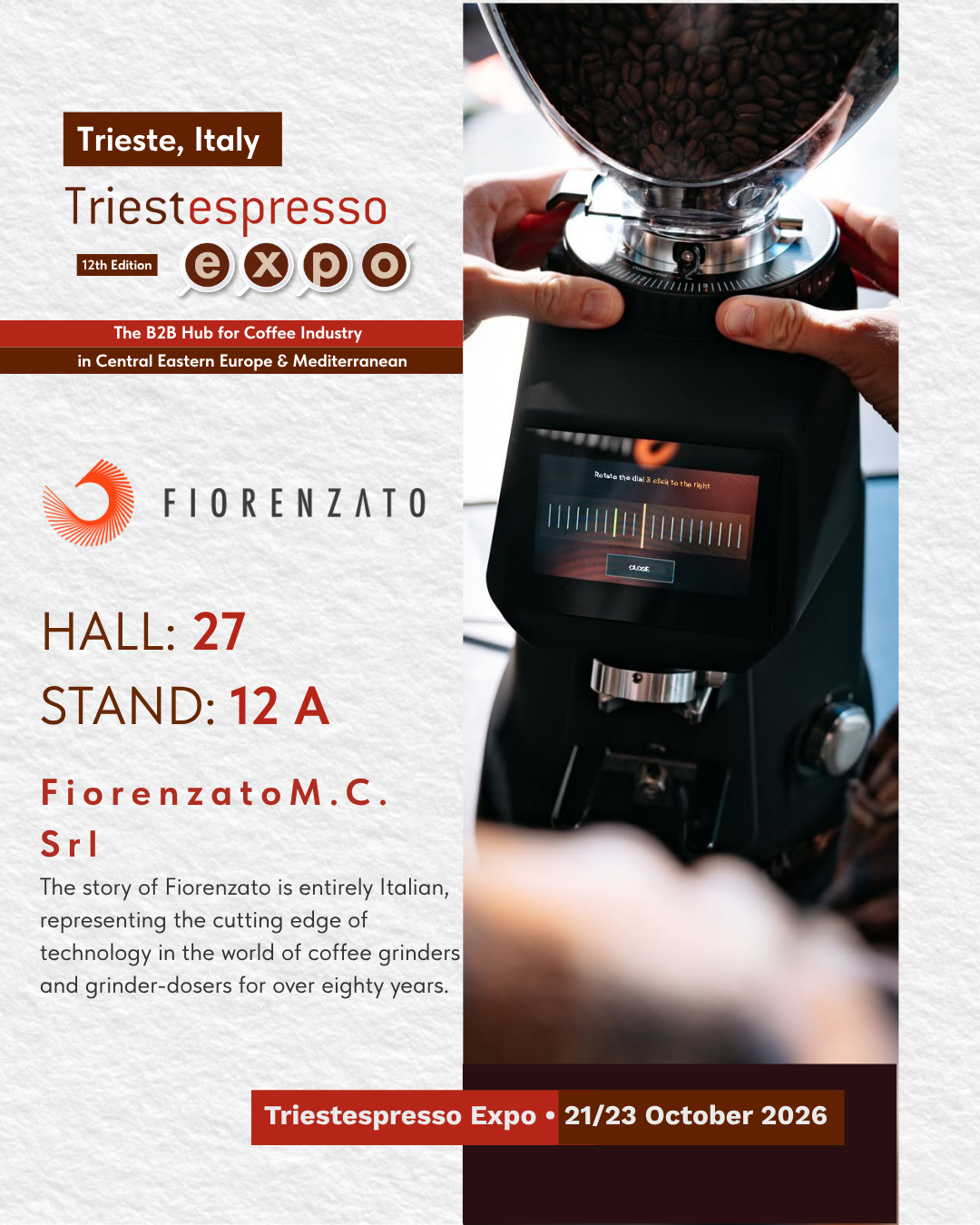 Fiorenzato - Stand Triestespresso Expo