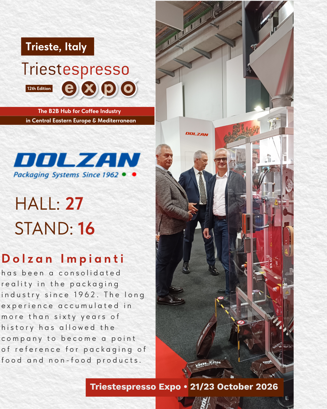 Dolzan Impianti - Stand Triestespresso Expo