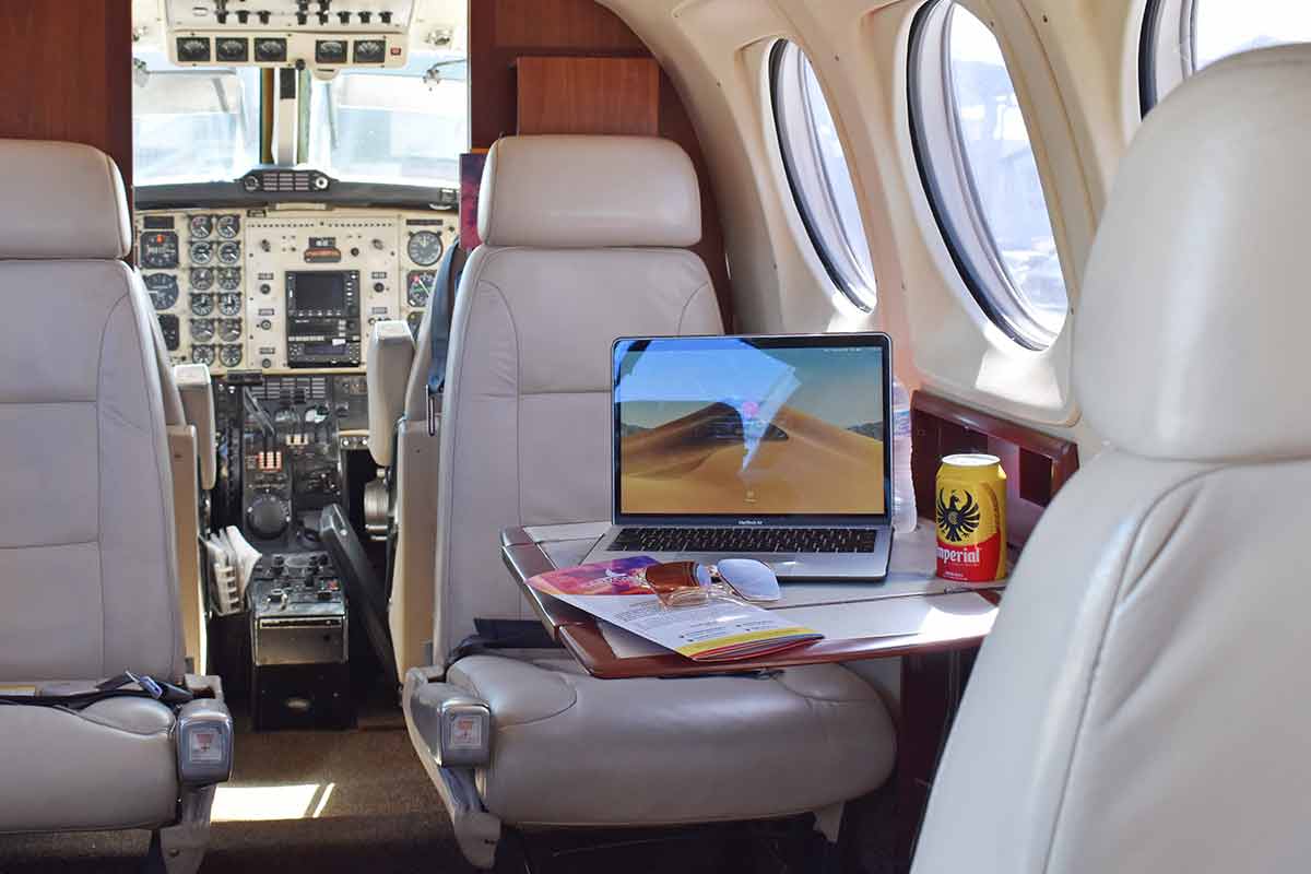 Private air charter from San José to Quepos
