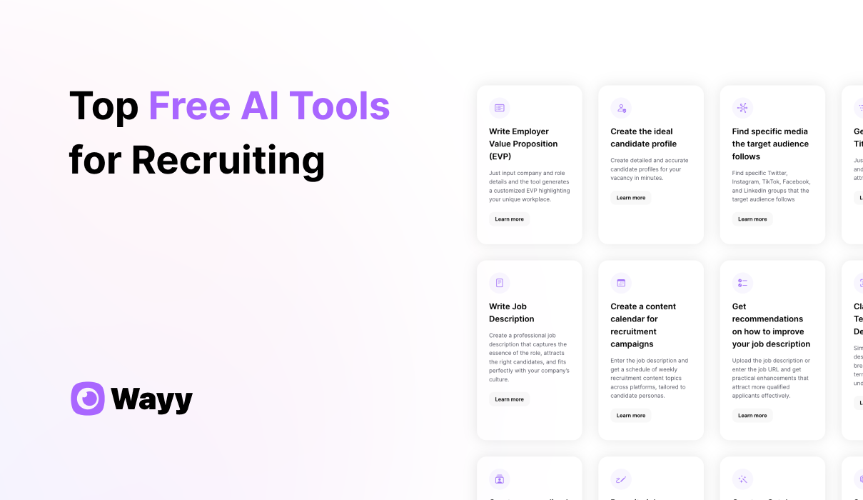 Top Free AI tools for Recruiting