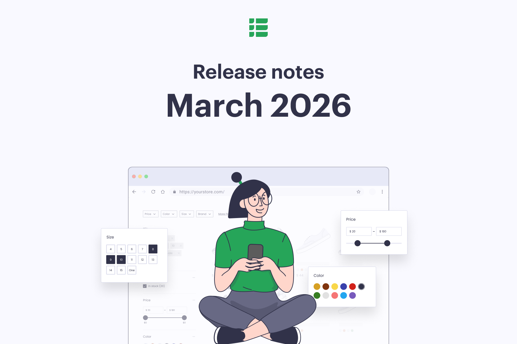 Searchanise March 2026 Release Notes: Recently Viewed Products Widget ...
