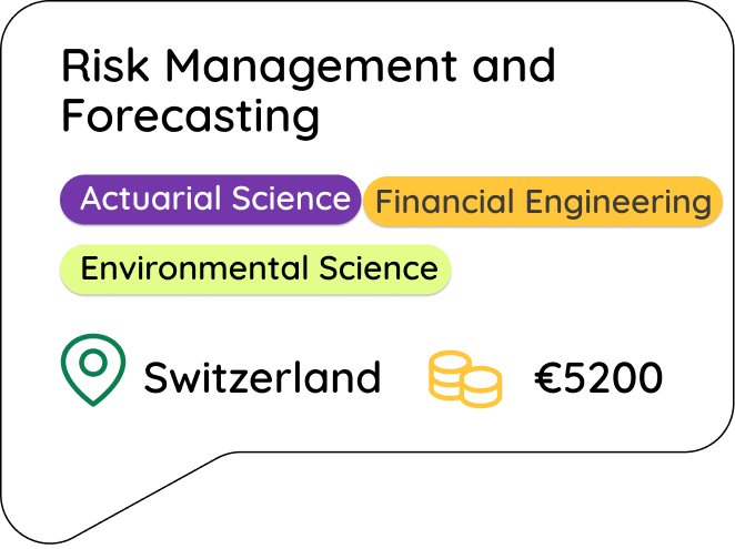 Risk Management and Forecasting