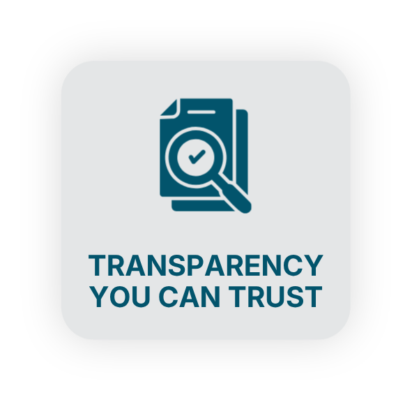Transparency you can trust