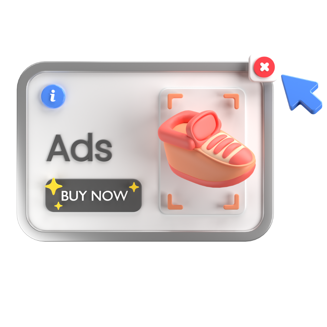 icon that shows buy now shoe pink