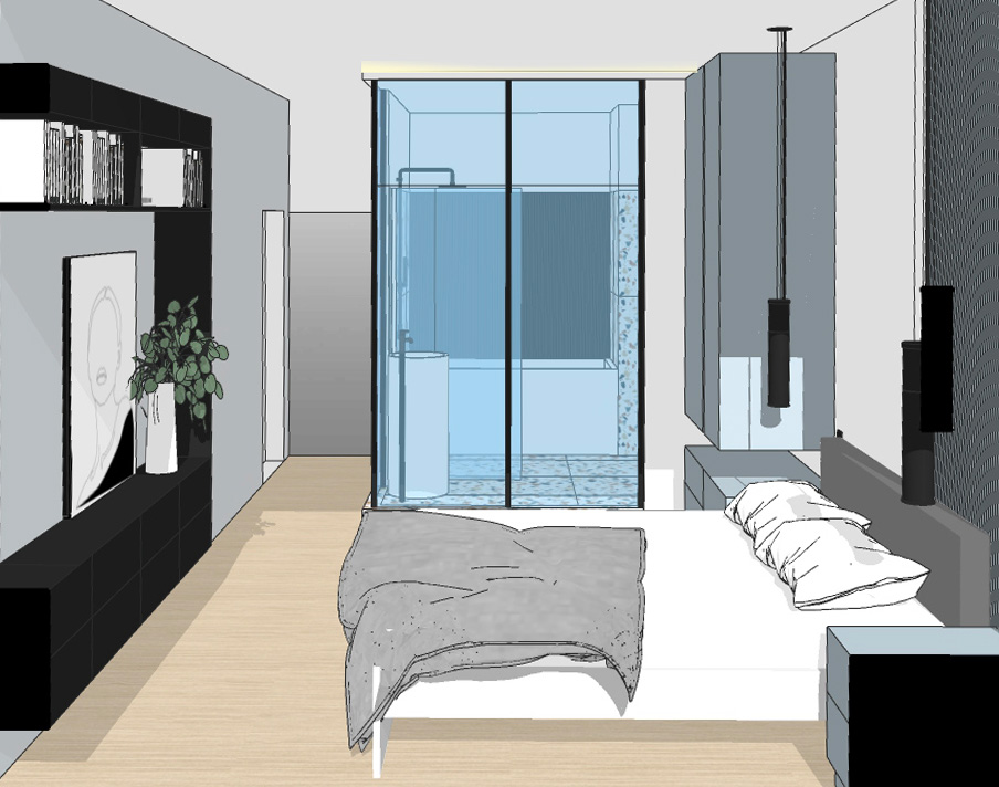 Appartement en béton apparent – design intérieur brut | Projet 98 JV ...