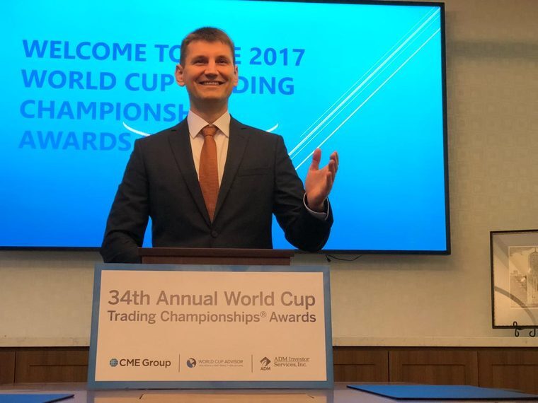 Max Schulz bei der World Cup Trading Championship