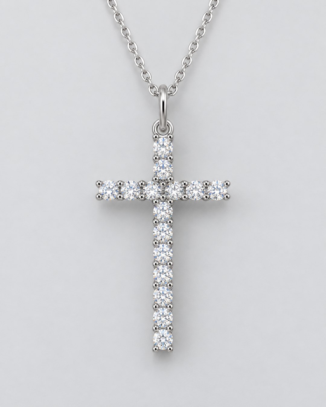Slim Cross VVS1 Pendant ICED KYIV