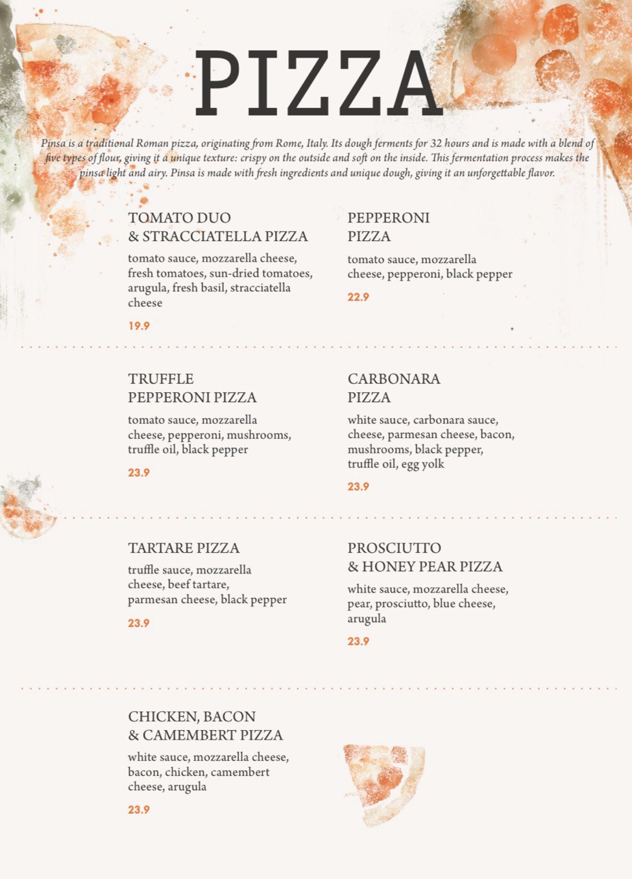 rose(プロフィール必読)さま専用ページ Pizza Menu Rose Gose