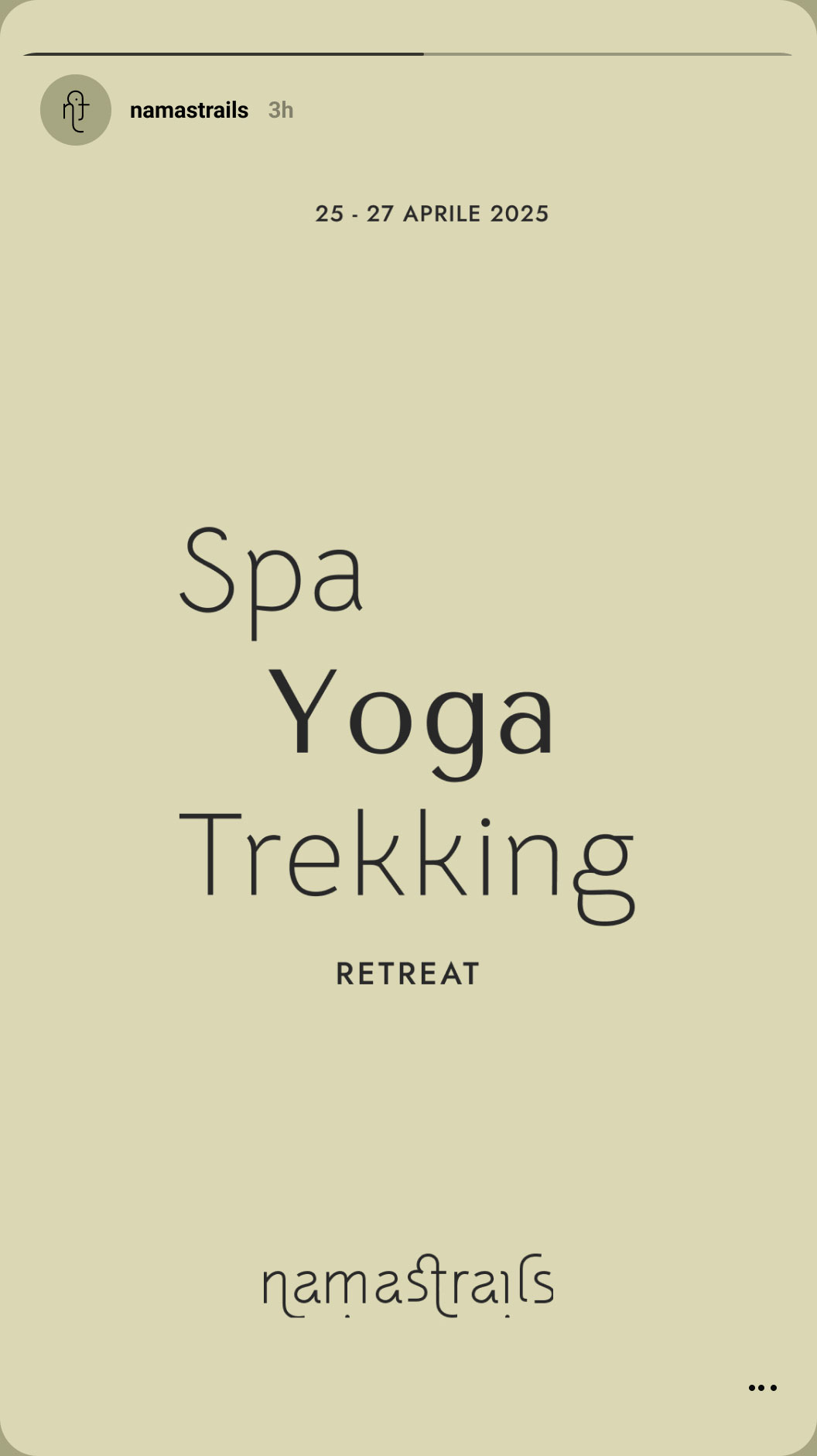 Coherent visual storytelling for Namastrails’ Instagram and digital presence.