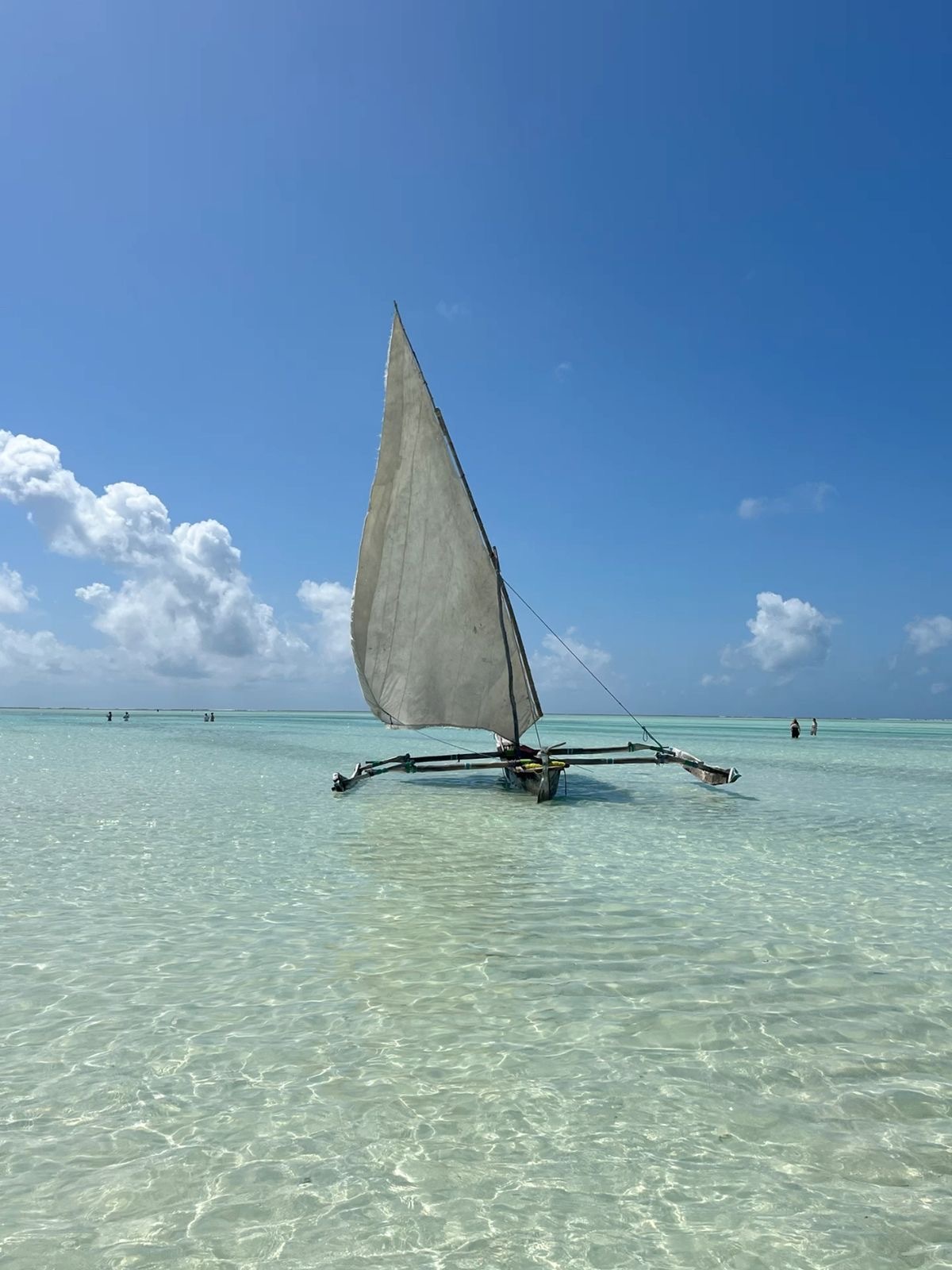 Traditional dhow in Zanzibar
