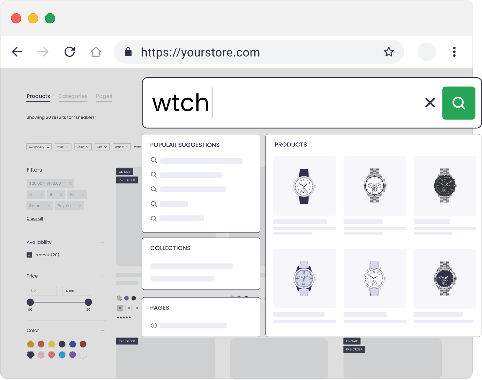 smart search &amp; filter app for Wix