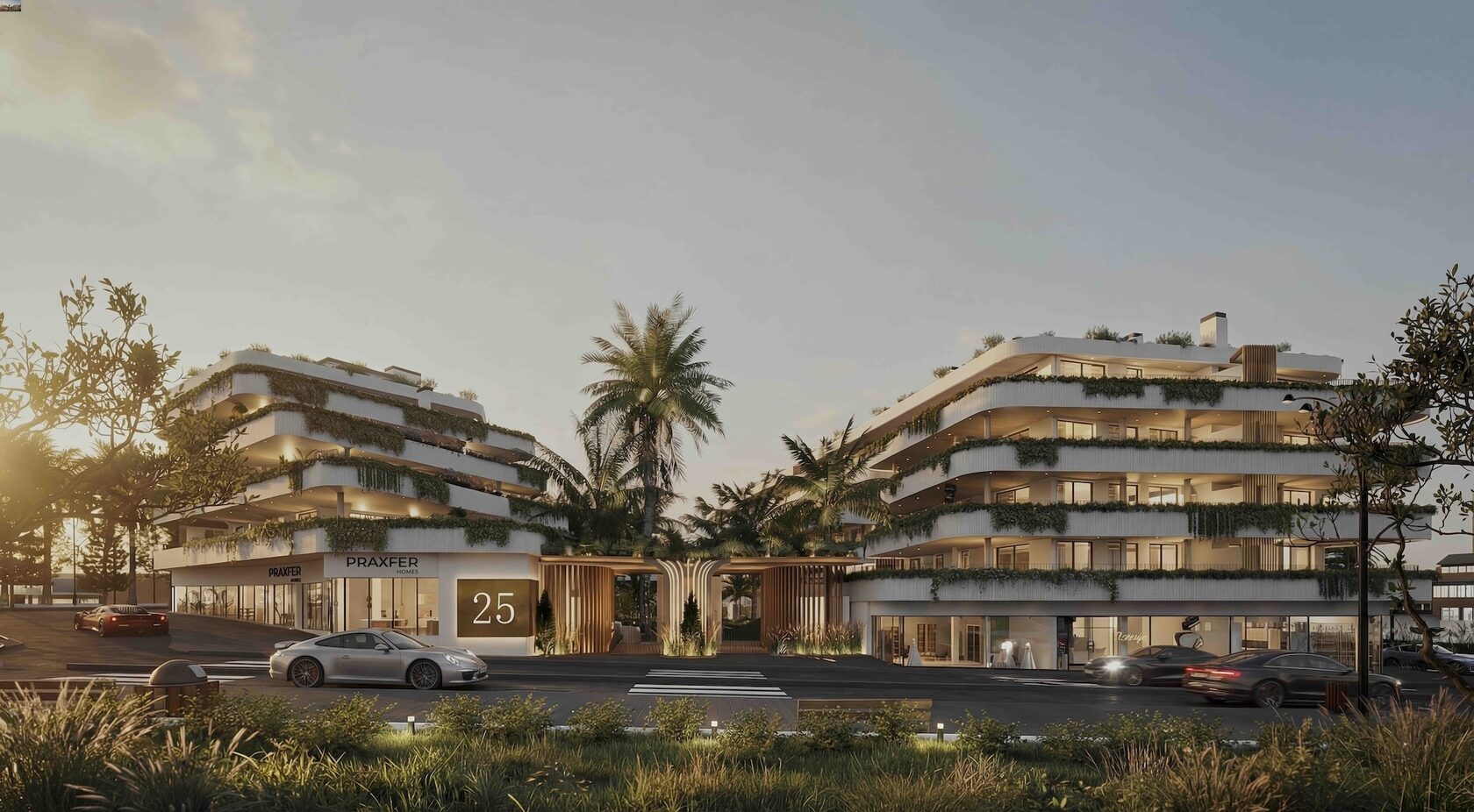 The Grove, Marbella West — exterior view of the development