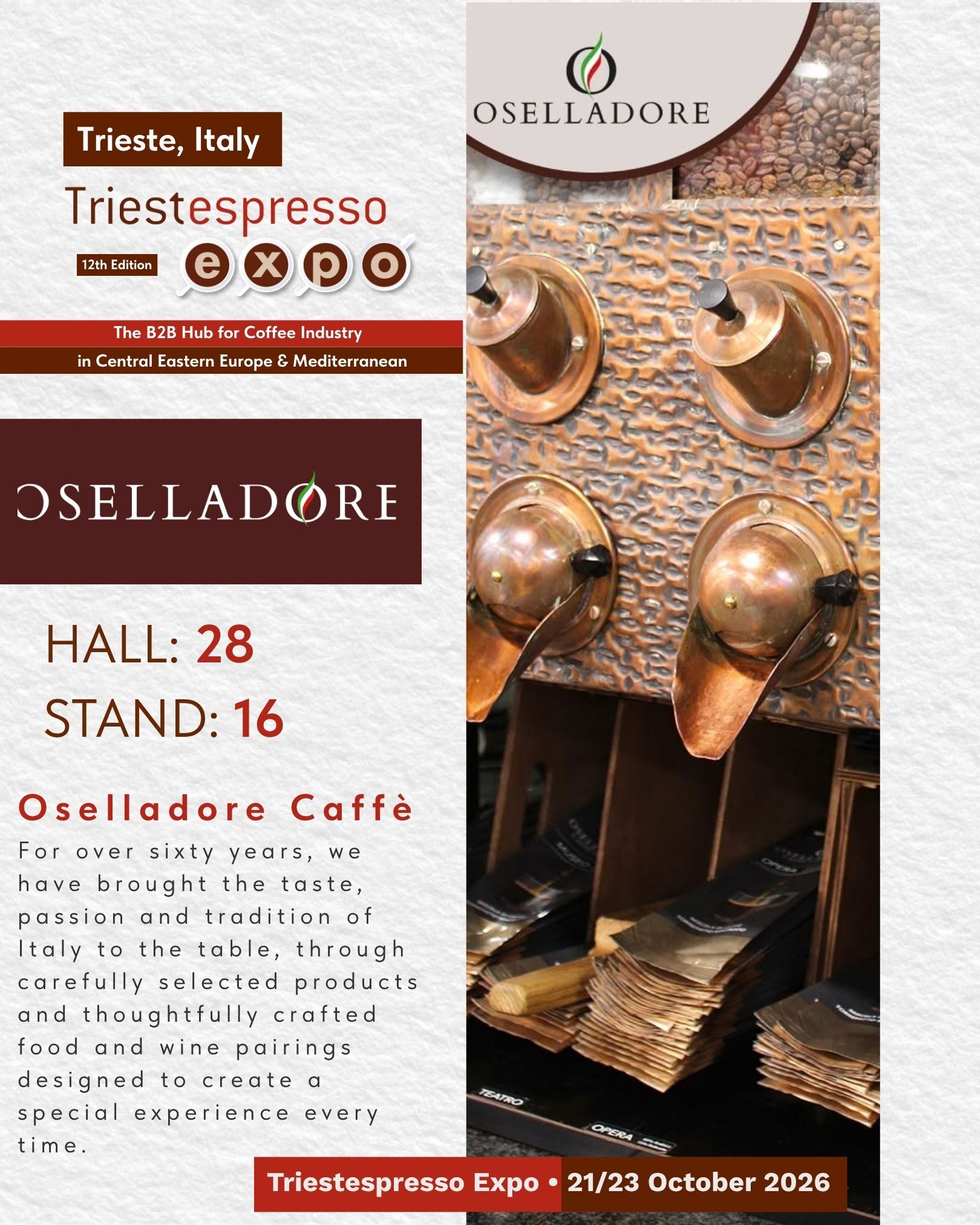 Oselladore Caffè - Stand Triestespresso Expo