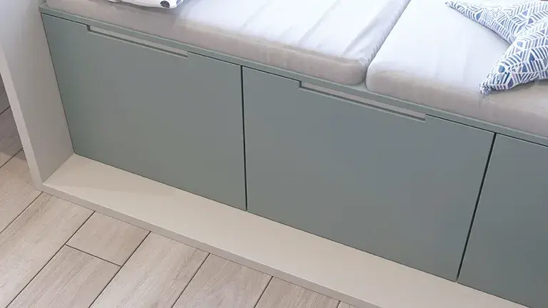 Bespoke bedroom feature wall and decorative joinery
