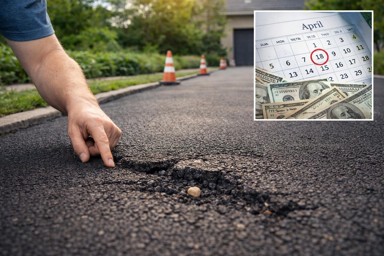 Проверка на нов асфалт в първия ден за признаци на бъдещо увреждане