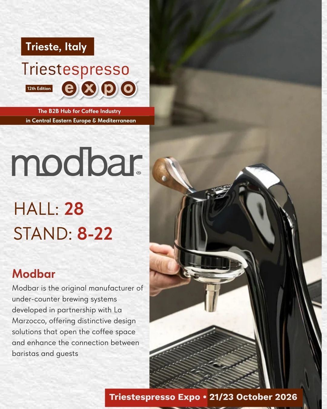 Modbar - Triestespresso Expo booth