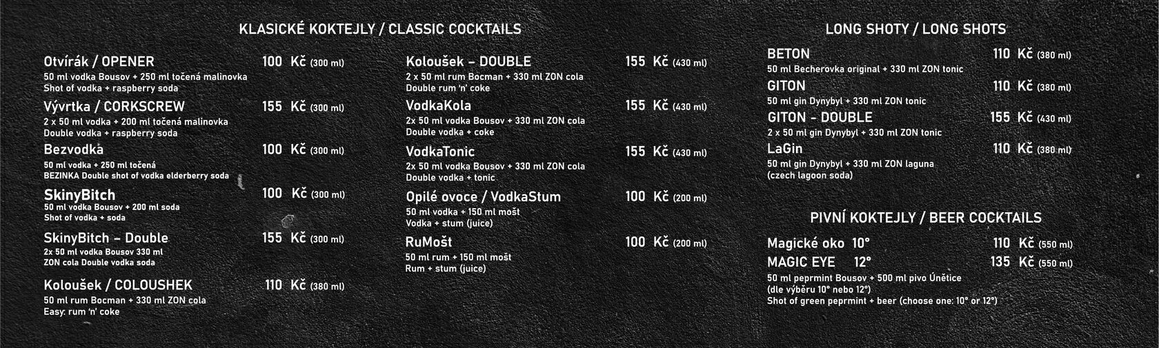 Sample Set Menuclub Club Menu