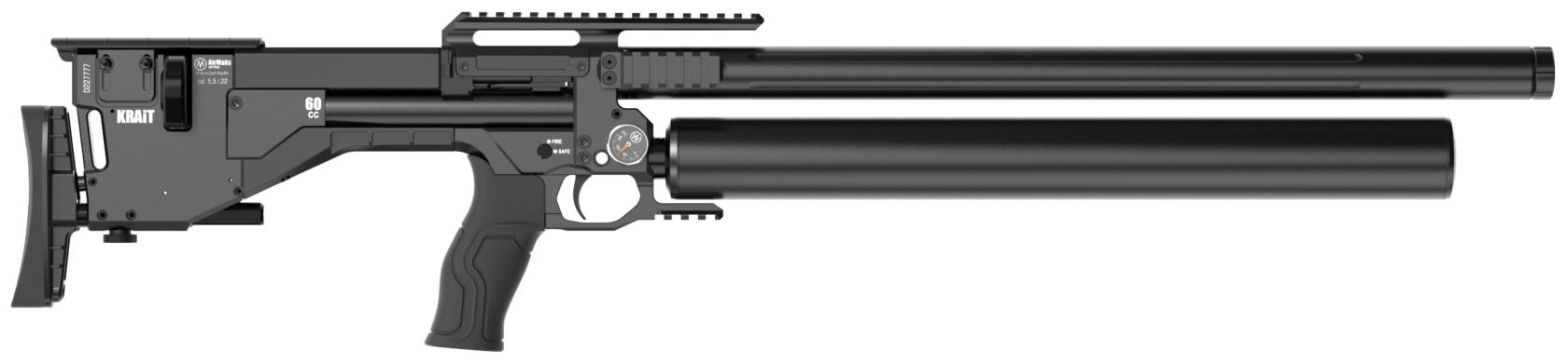 AirMaks Krait XT HP extra high power tube pcp air riffle black color