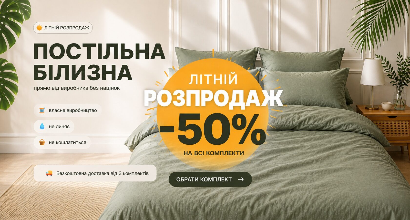 Постільна білизна