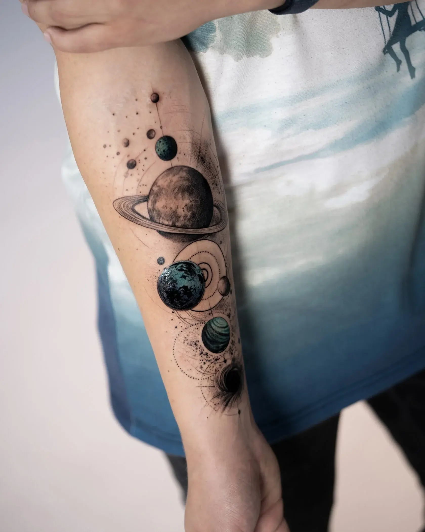 Conceptual Tattoo Beispiel 1 - Brennnessel Tattoo Berlin